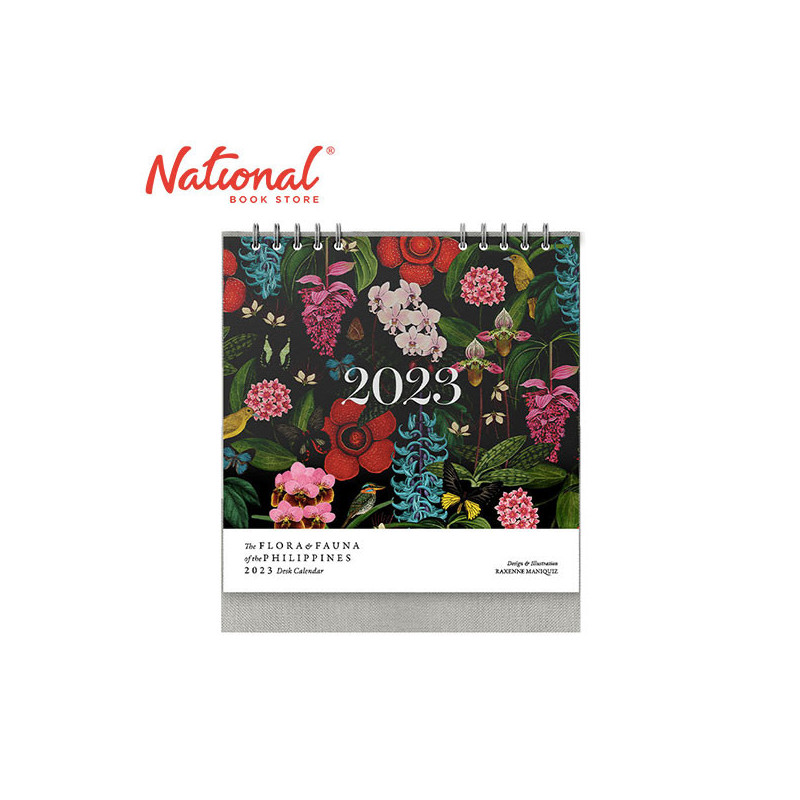 DESK CALENDAR 2023 THE FLORA & FAUNA OF THE PHILIPPINES 03029137 7X7 INCHES