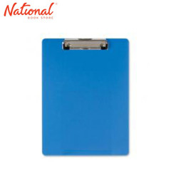 SEAGULL CLIPBOARD 5011  LONG WITH COVER WIRE CLIP PVC MATERIAL VERTICAL WITH PEN HOLDER BLUE
