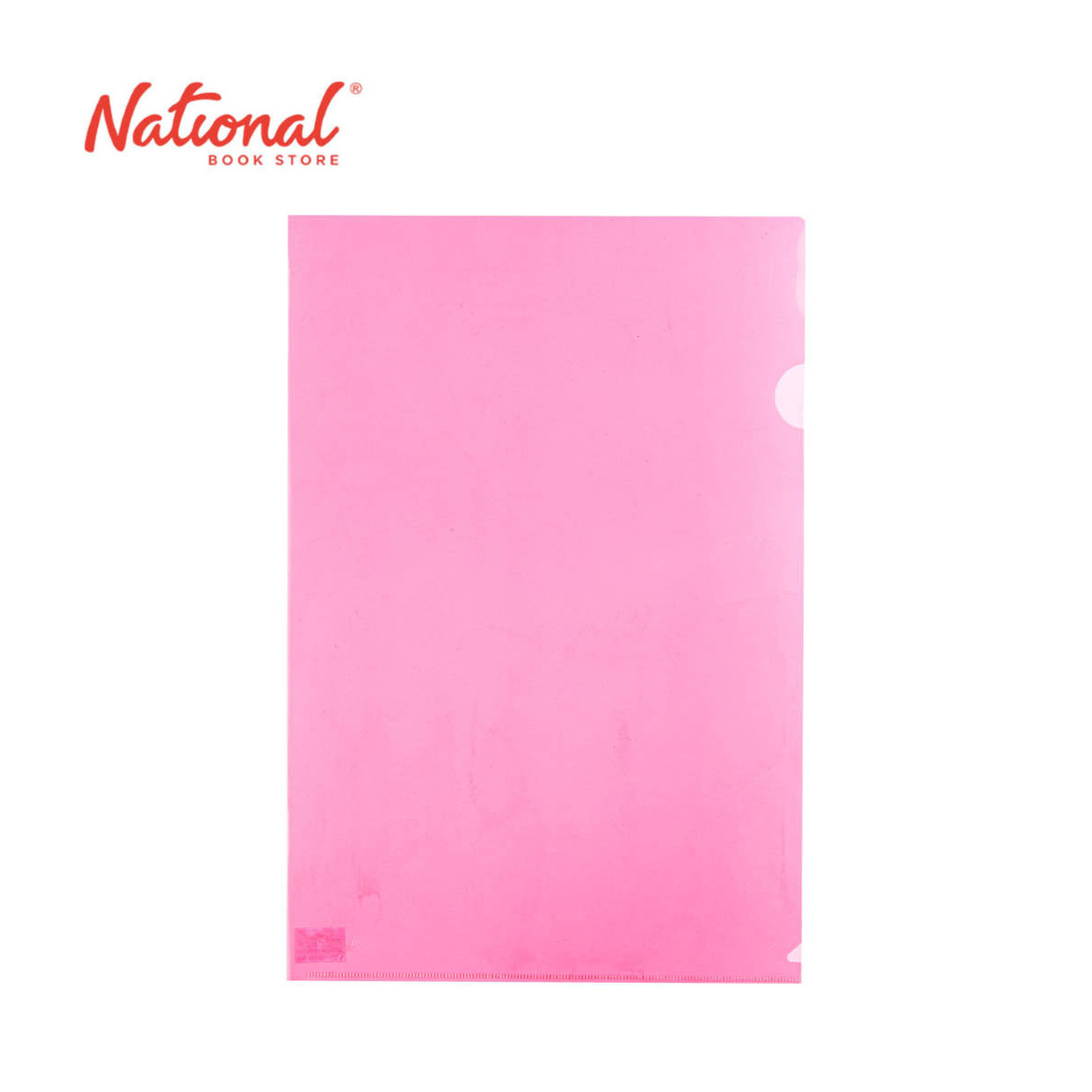 Seagull Folder L Type CH350 Long Transparent Red - School & Office - Filing Supplies