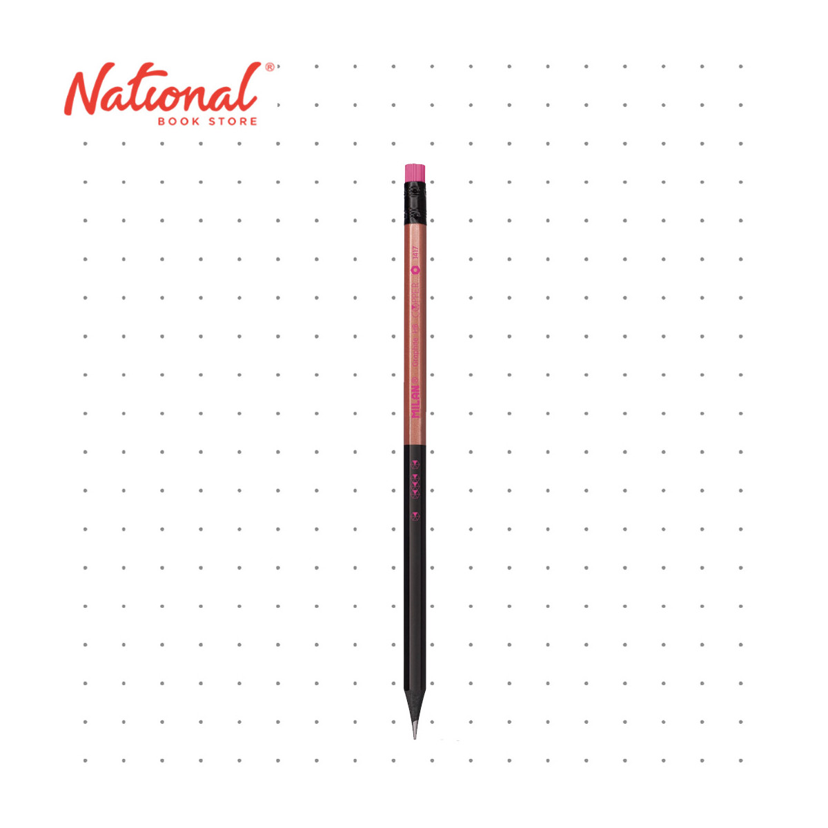 MILAN HB graphite pencil with Sunset eraser