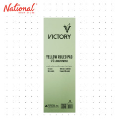 Victory Yellow Pad 1/2 Lengthwise 90 Leaves - School & Office Supplies