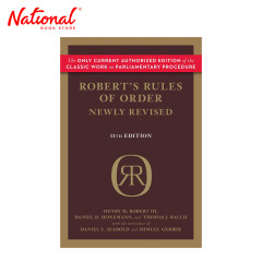 Robert's Rules Of Order Newly Revised, 11th Edition by...