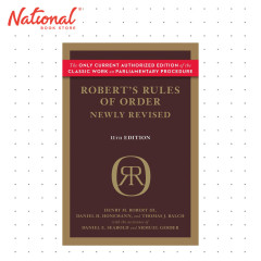 Robert's Rules Of Order Newly Revised, 11th Edition by Henry Robert III - Trade Paperback - Non-Fiction