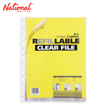 Comix Clearbook Refill EH15AR A4 20 sheets 12 holes - School & Office Supplies