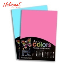 AVIA FINE PAPER A4 80GSM 25S ASSORTED NEON COLORS