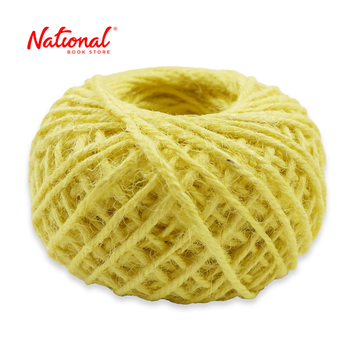 Jute String Roll T20 50 Meters, Light Yellow - Sewing Supplies