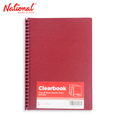 Best Buy Clearbook Refillable WW-83S-FC-PK Long 20 Sheets 27 Holes, Metallic Pink - Office Supplies