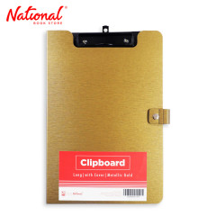 Best Buy Clipboard FPT-11-GD Long with cover, Metallic Gold - Office Supplies - Filing Supplies