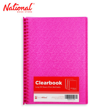 Best Buy Clearbook Refillable WW-83S-FC-pk Long Pink 20 sheets 27 holes Pixel Design
