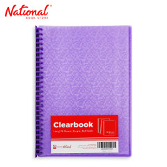 Best Buy Clearbook Refillable WW-83S-FC-pp Long Purple 20 sheets 27 holes Pixel Design