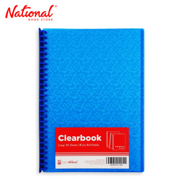 Best Buy Clearbook Refillable WW-83S-FC-blu Long Blue 20 sheets 27 holes Pixel Design