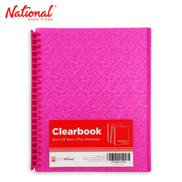 Best Buy Clearbook Refillable WW-82S-A4-pk Short Pink 20 sheets 23 holes Pixel Design