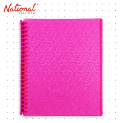 Best Buy Clearbook Refillable WW-82S-A4-pk Short Pink 20 sheets 23 holes Pixel Design