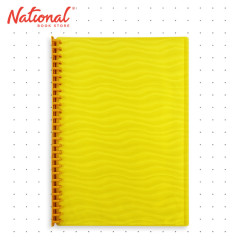 Best Buy Clearbook Refillable WW-83S-FC-yel Long Yellow 20 sheets 27 holes Wave Design