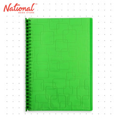 Best Buy Clearbook Refillable WW-83S-FC-grn Long Green 20 sheets 27 holes Big Square Design