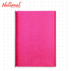 Best Buy Clearbook Refillable WW-83S-FC-rd Long Red 20 sheets 27 holes Big Square Design