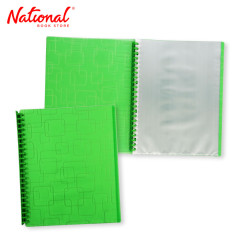 Best Buy Clearbook Refillable WW-82S-A4-grn Short Green 20 sheets 23 holes Big Square Design