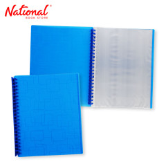 Best Buy Clearbook Refillable WW-82S-A4-blu Short Blue 20 sheets 23 holes Big Square Design