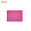 Adventurer Plastic Envelope Expanding E419S Short Gauge8 Button Type Transparent, Pink