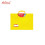 ADVENTURER PLASTIC ENVELOPE EXPANDING WITH HANDLE E19LWH  LONG PUSH LOCK COLORED SMOKE TYPE, YELLOW