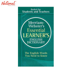 MERRIAM-WEBSTER'S ESSENTIAL LEARNERS ENGLISH DICTIONARY