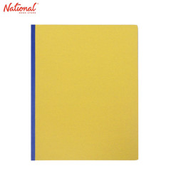 Folder Pressboard Short Two-Folds Yellow