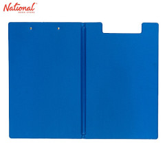 SEAGULL CLIPBOARD 5011  LONG WITH COVER WIRE CLIP PVC MATERIAL VERTICAL WITH PEN HOLDER BLUE