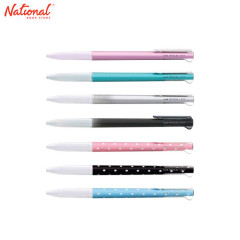 Uni Style Fit 3-Color Multi Pen Barrel Dotted Black UE3H-208