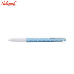 Uni Style Fit 3-Color Multi Pen Barrel Dotted Blue UE3H-208