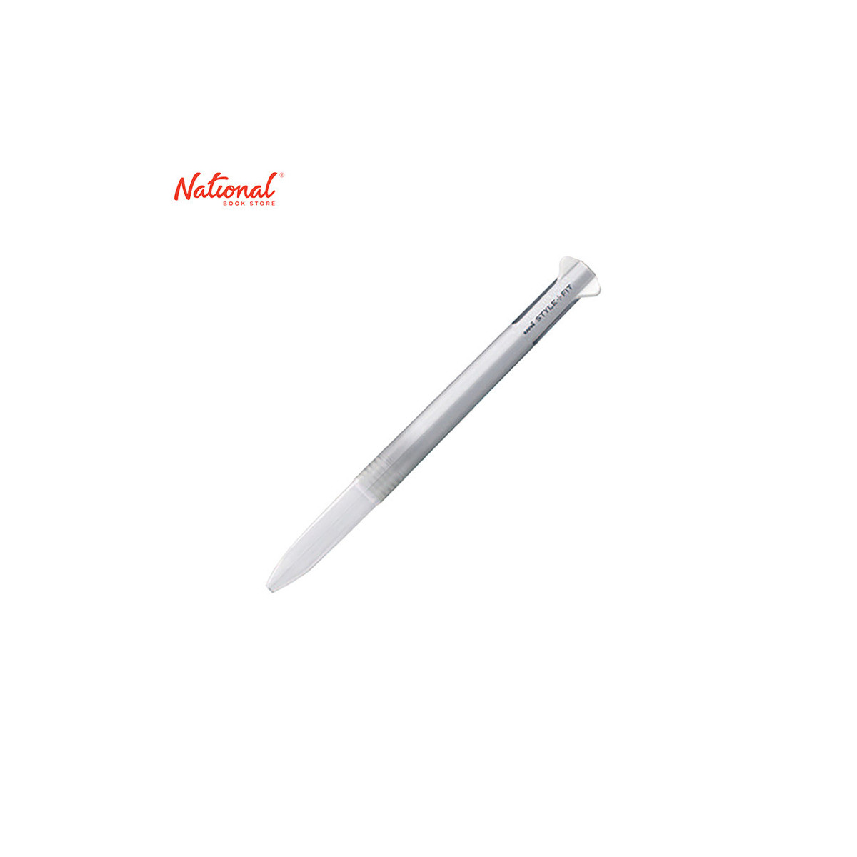 Uni Style Fit 3-Color Multi Pen Barrel Silver UE3H-159