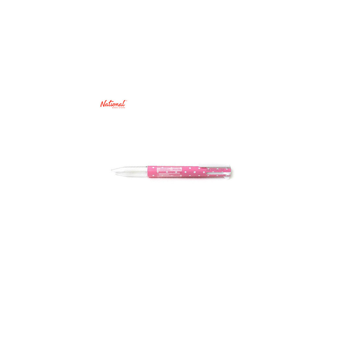 Uni Style Fit 5-Color Multi Pen Barrel Dotted Pink UE5H-258