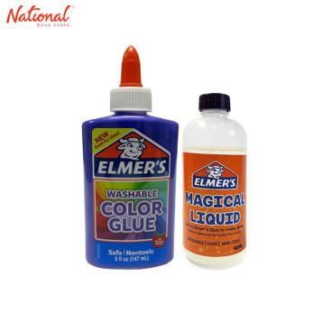 Elmer's Color Slime Kit (2062237) Washable/Non Toxic Kids, Blue