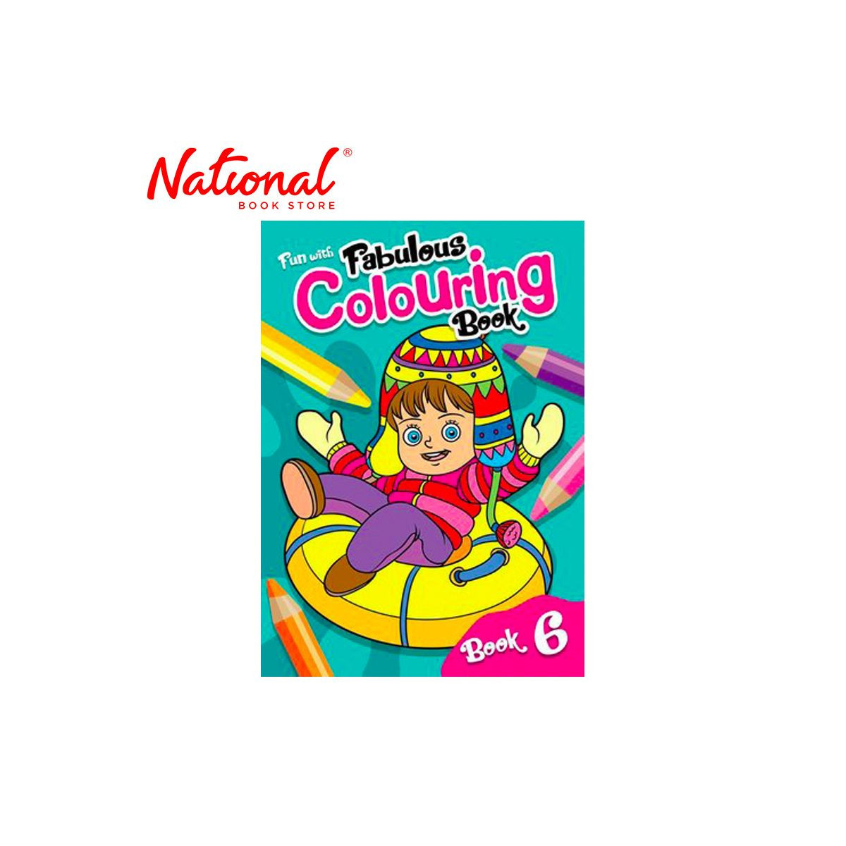 Fun With Fabulous Colouring Book 6 Trade Paperback - Kids Activity Workbooks