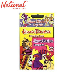 Hanna Barbera Colouring Book & Pad With Coloured Pencils...