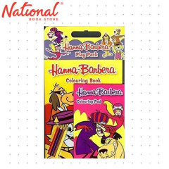 Hanna Barbera Colouring Book & Pad With Coloured Pencils Play Pack - Workbook for Kids