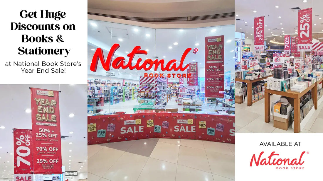 Get Huge Discounts on Books & Stationery at National Book Store’s Year End Sale!