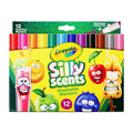 Crayola Silly Scents Washable Marker Set Of 12 588199 Chisel Tip - Arts & Crafts Supplies