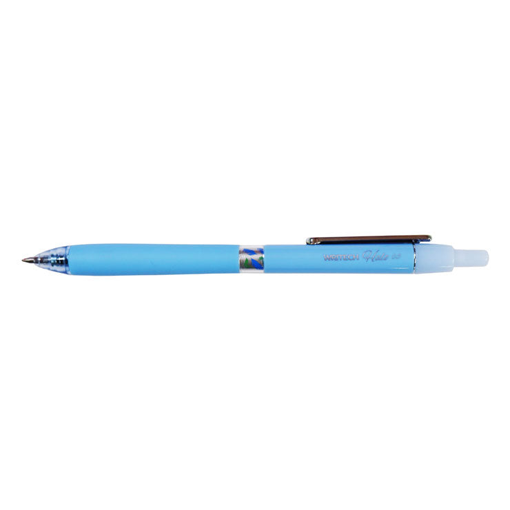 Writech Halo Retractable Gel Pen Black Ink 0.5 mm W-187/12-D - School & Office Supplies - Writing