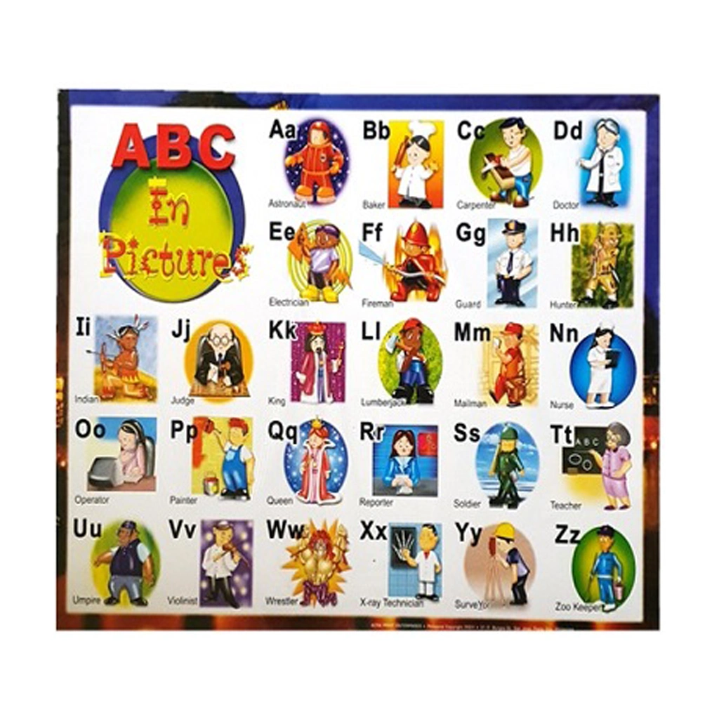 Abc In Picture Chart 15X21
