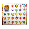 ABC Of Fruits & Flowers Chart