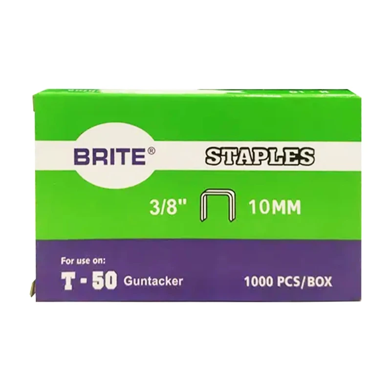 Brite Tacker Wire 3/8 Inches 1000's T50 - School & Office Supplies
