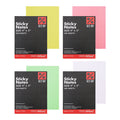 Best Buy Sticky Notes 3X4 Inches 100 Sheets Yellow, White, Green - School Supplies - Note Pads