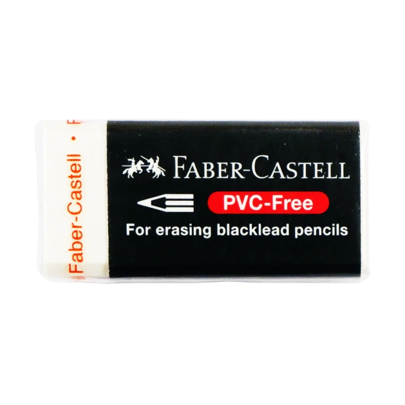Faber-Castell Rubber Eraser 708-530, White 4.1x1.2x2cm - Erasers