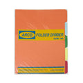 Arco Folder Divider A4 5Tabs Colored