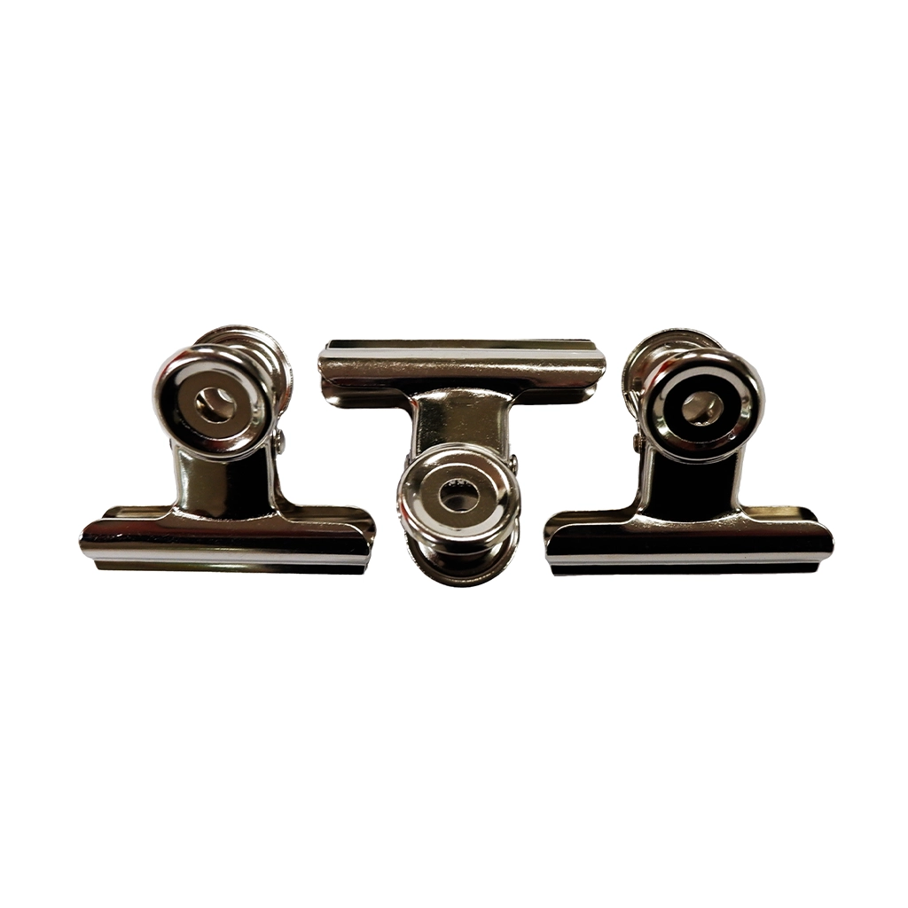 UK Office Clip Bulldog 1.5 Inches 38mm Metal 3 Pieces - School & Office - Filing Supplies
