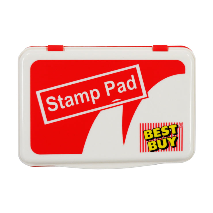 Best Buy Stamp Pad 4.75x3.125 Inches, Red- School & Office Supplies - Filing Supplies