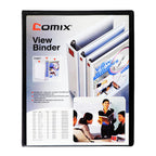 Comix Ring Binder 3R A213BK A4 1.5 inches DType, Black - Office Supplies - Filing Supplies