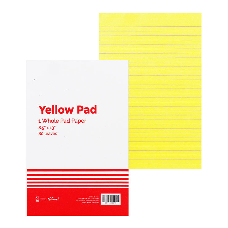 Best Buy Yellow Pad 80 Sheet with Plastic