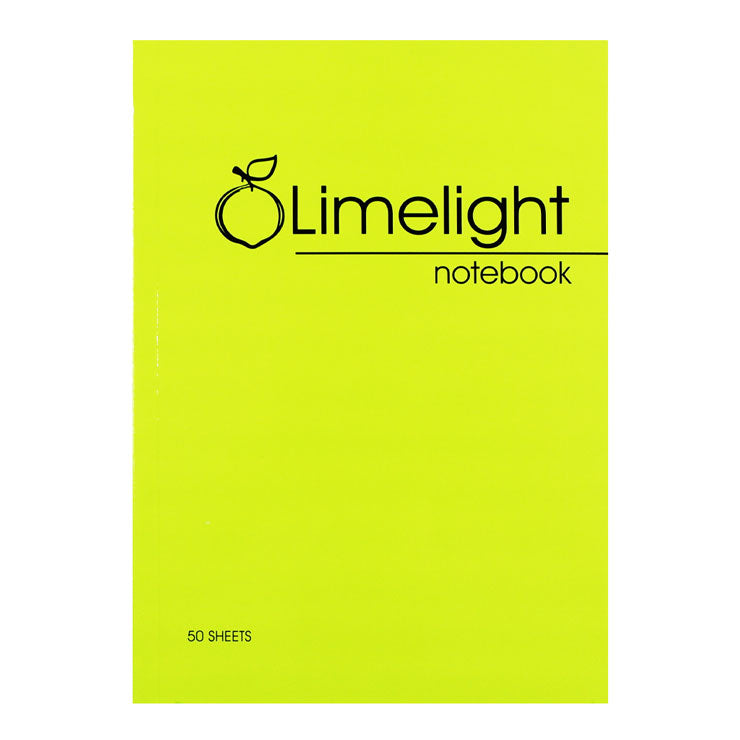 Limelight Padded Notebook 6 152mmx216mm 50 Sheets - School Supplies - Notebooks & Pads