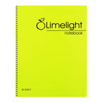 Limelight Spiral Notebook 8 216x280 014 80 Sheets - School Supplies - Notebooks & Pads